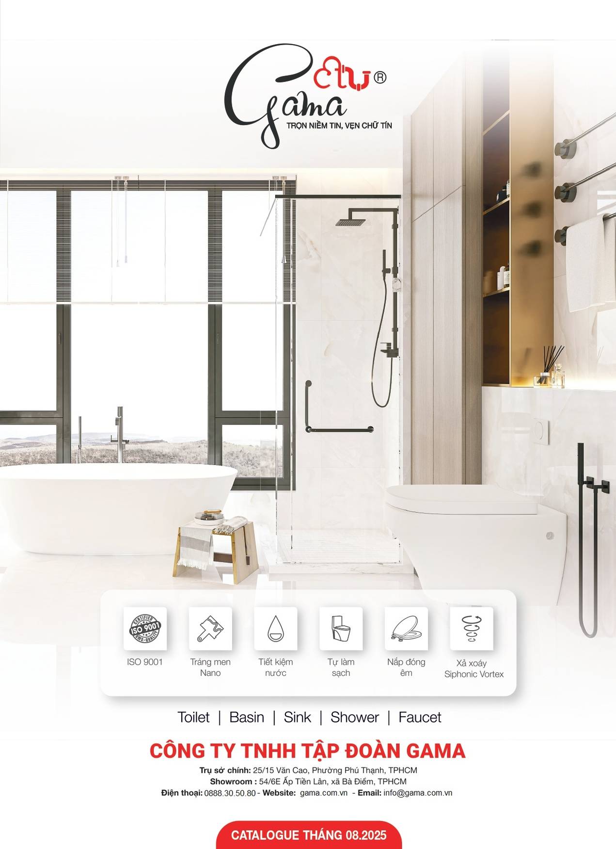 Thiết bị vệ sinh GAMA Catalogue và Bảng giá mới nhất 2025 /Page 32